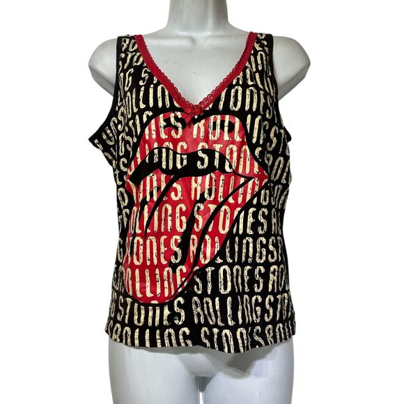 rockware rolling stones sleeveless tank top womens size XL - Picture 1 of 5